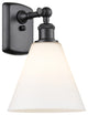 Innovations 516-1W-BK-GBC-81-LED 1 Light 8" Sconce, Matte Black
