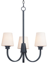 Maxim 11823SW Shelter 3 Light 20"W Chandelier - Black