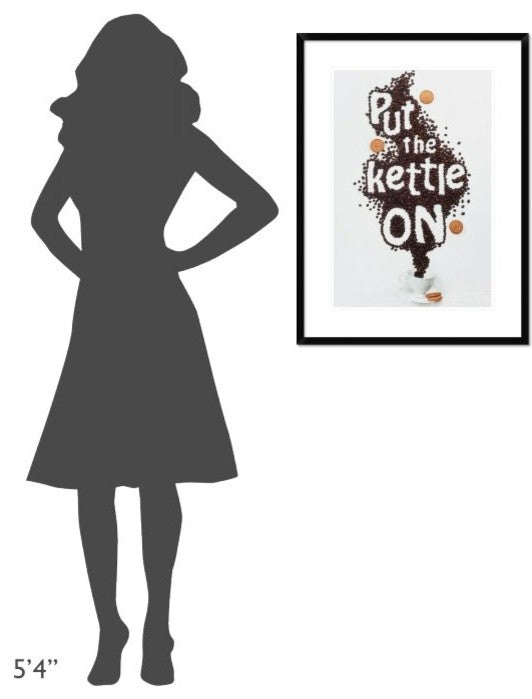 "Put The Kettle On!" Framed Digital Print by Dina Belenko, 24x32"