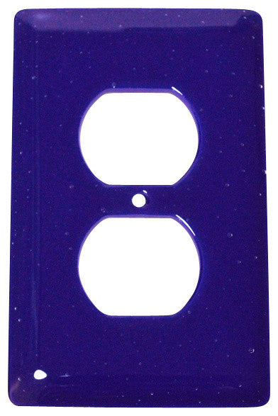 Wall Plate Receptacle, Deep Cobalight Blue, 3x5