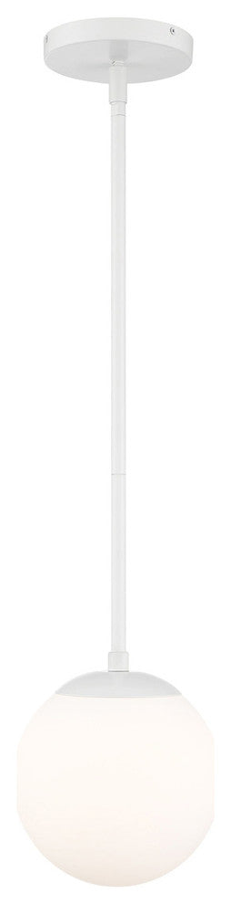 Niveous 7" LED Pendant 3500K, White