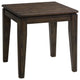 Kauai 24" Wide End Table, Brushed Mango Wood