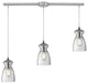 Menlow Park 3-Light Pendant, Polished Chrome