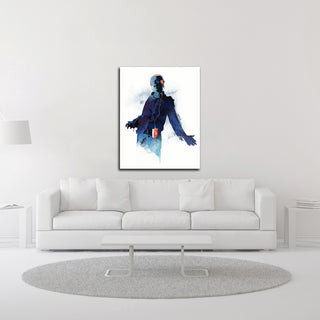 "Walkman Dead" by Robert Farkas, Print on Canvas, 16"x21"