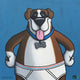 Marmont Hill, "Boxer in Briefs" by Mike Taylor Painting on Wrapped Canvas, 40x40