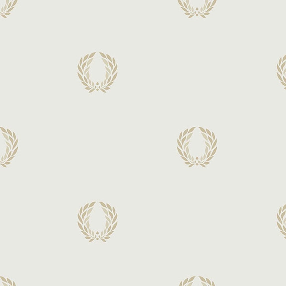 Silk Impressions 2, Contemporary Floral Cream Wallpaper Roll