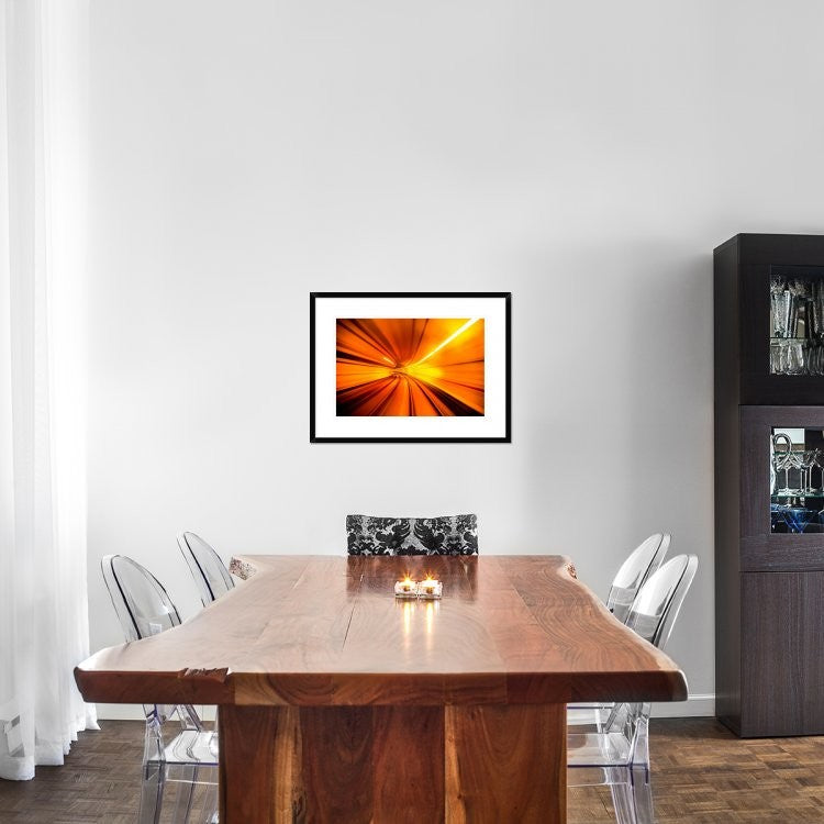 "Wormhole" Framed Digital Print by Alfred Myers, 30x22"