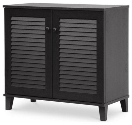 Coolidge Espresso Shoe-Storage Cabinet