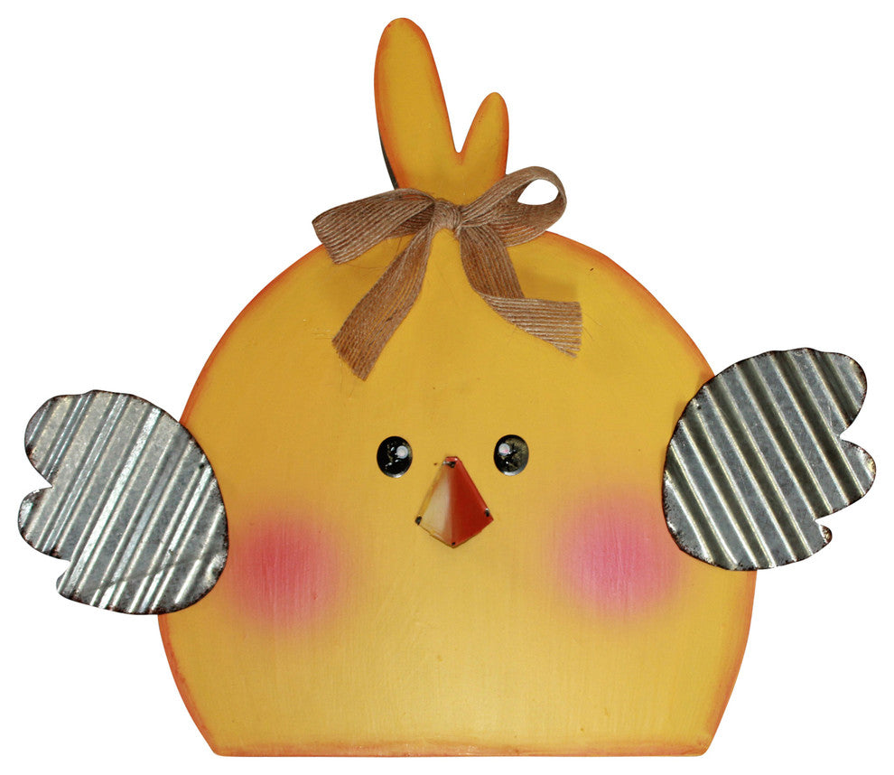 11" Wood and Metal Chick