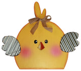 11" Wood and Metal Chick