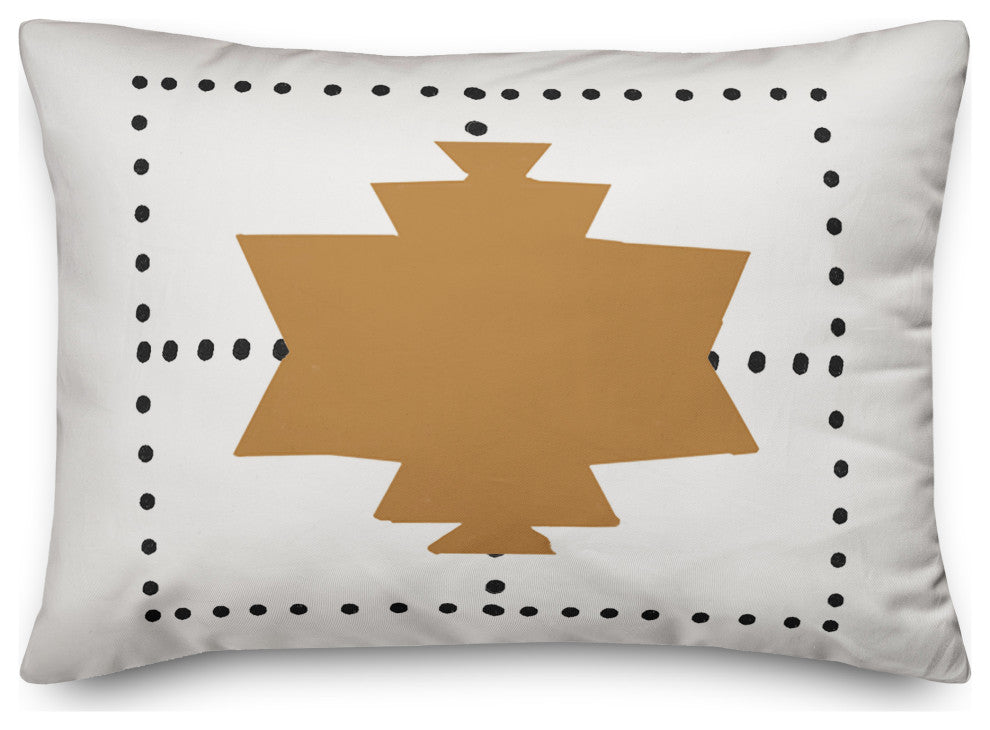 Dot Southwest Pattern 14x20 Spun Poly Pillow