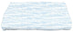 Rolling Waves, Geometric Print Bath Towel, Light Blue