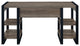 60" Wood Computer Desk, Gray Wash