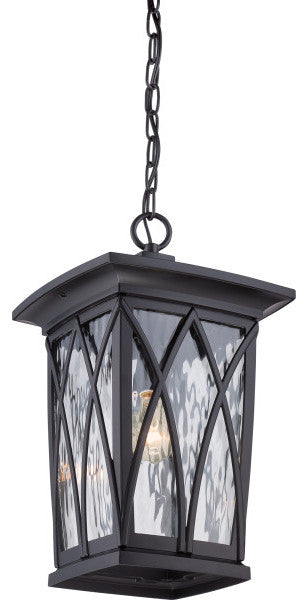 Grover 1-Light Outdoor Lantern, Mystic Black