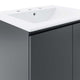 Bryn 24" Wall-Mount Bathroom Vanity, Gray White