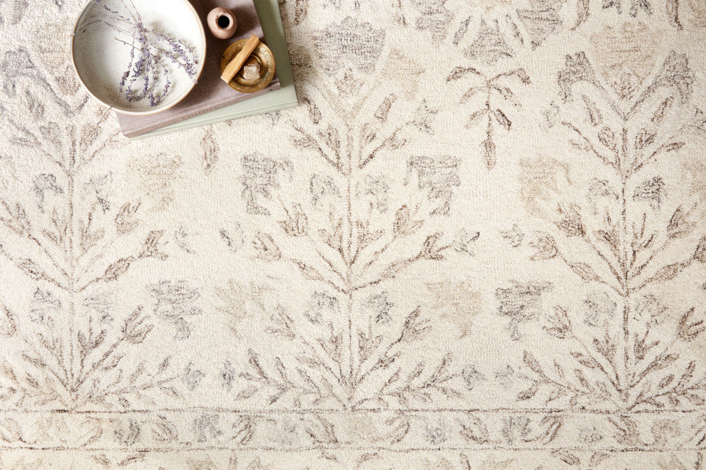 Loloi Norabel Ivory /Neutral 7'-9" x 9'-9" Area Rug