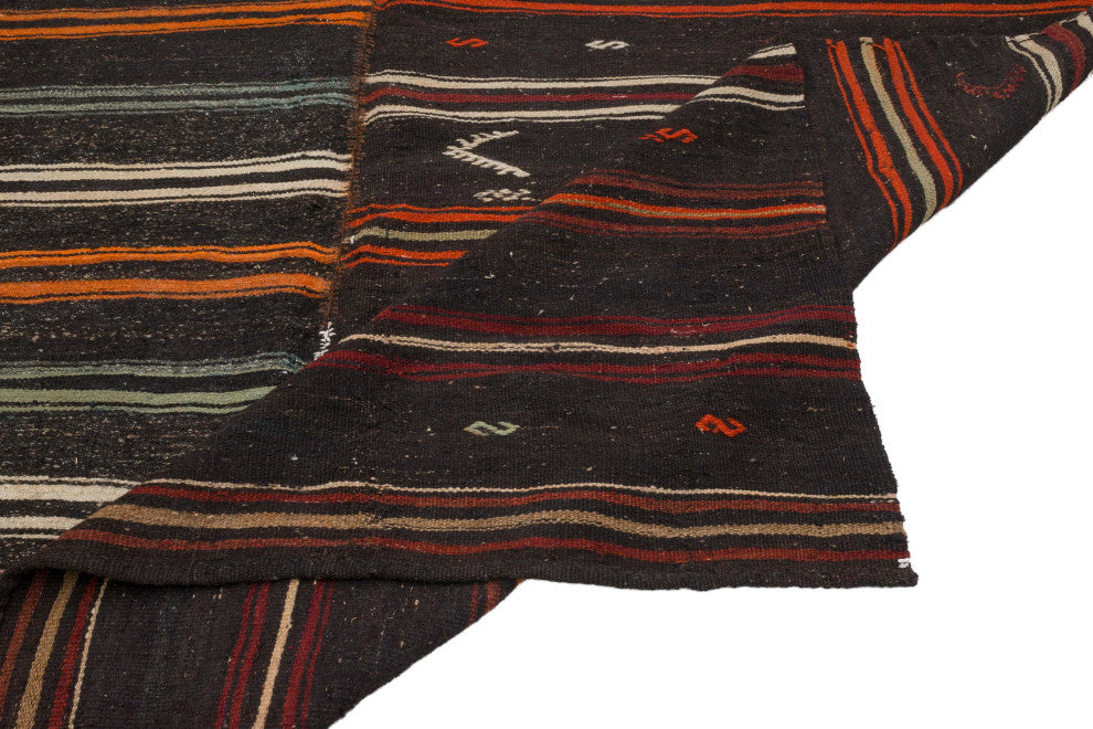 Vintage Anatolian Kilim Rug 7' 9" x 11' 3", 93 in. x 135 in.