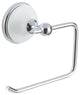 Brighton Bath Series, Single Post Paper Holder, Polished Chrome, White Porcelain