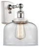 Innovations 916-1W-WPC-G72-LED 1-Light Sconce, White, Polished Chrome