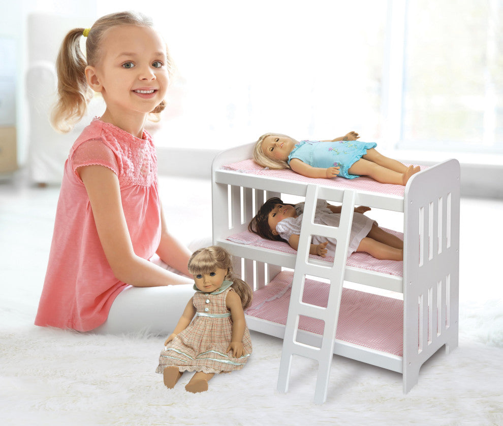 Triple Doll Bunk Bed With Ladder