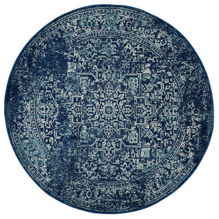 Safavieh Evoke Evk256A Rug, Navy/Ivory, 4'0" X 6'0"