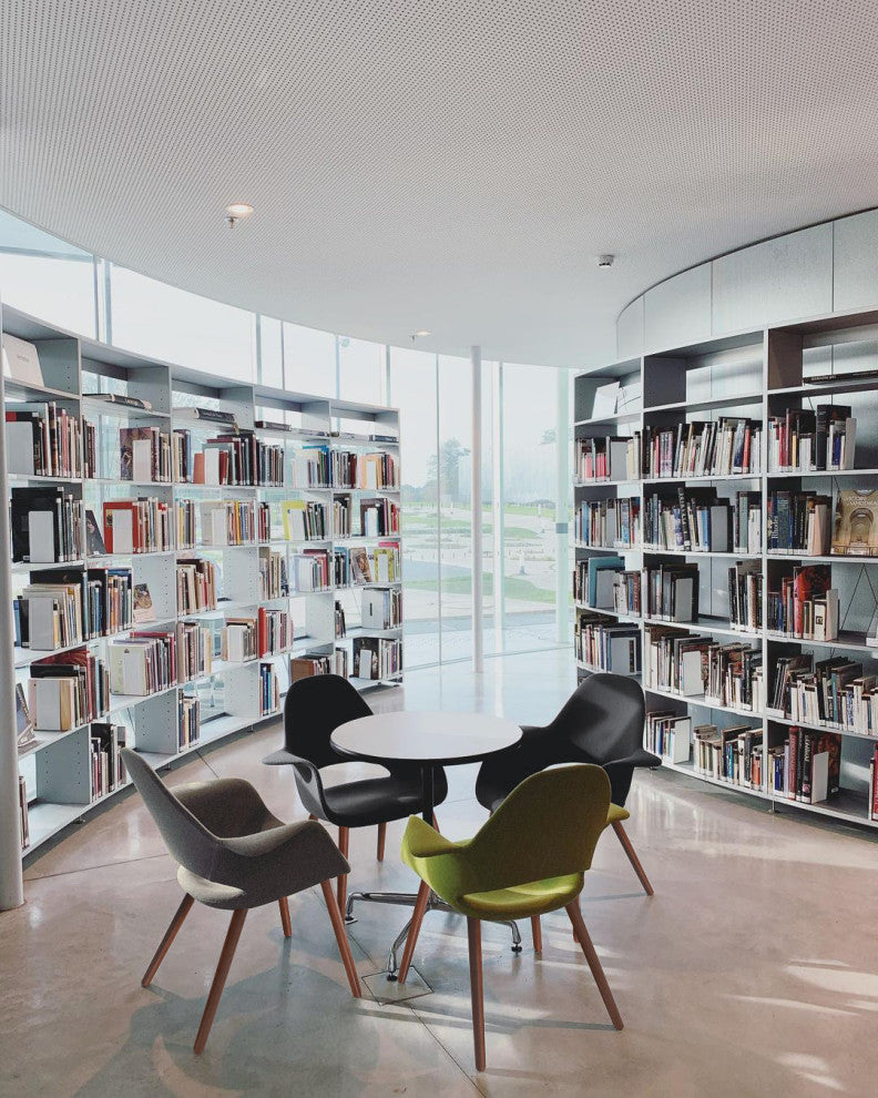 Modern Fabric With Arms Organic Dining Chairs, Set of 2, Charcoal Dark Taupe Gray