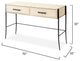 Nevado Leather Console Table