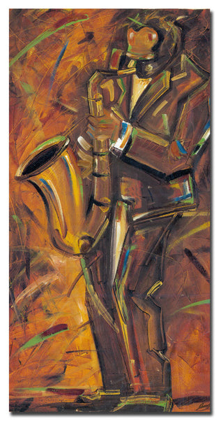 'Jazz II' Canvas Art by Joarez