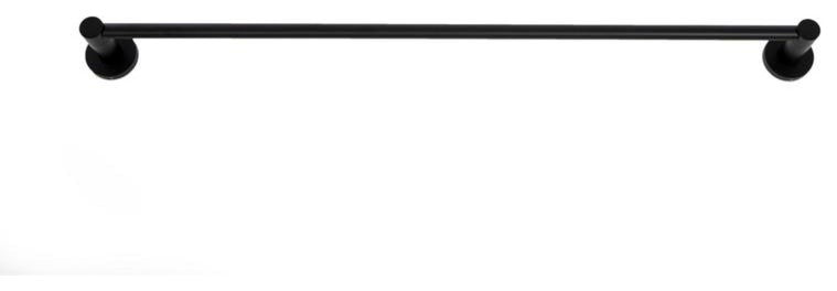 Italia Florence Series Matte Black 4-Piece Bathroom Accessory Set