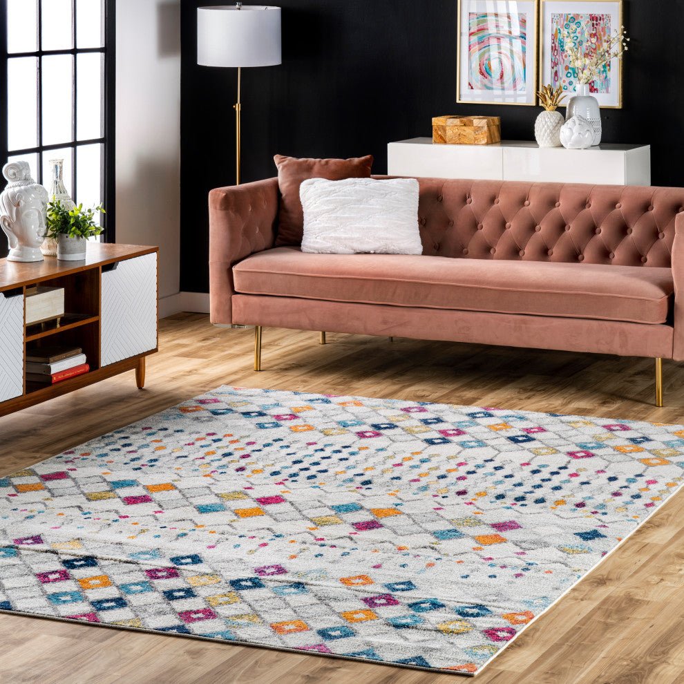 Nuloom Moroccan Blythe Contemporary Area Rug, Multicolor 4'x6'