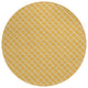 Indoor/Outdoor York YO1 Gold Machine Washable 6' x 6' Rug