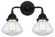 Innovations 288-2W-BK-G322 2-Light Bath Vanity Light, Matte Black