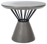 Safavieh Darien Concrete Accent Table Dark, Grey