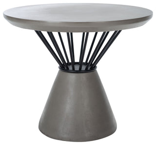 Safavieh Darien Concrete Accent Table Dark, Grey