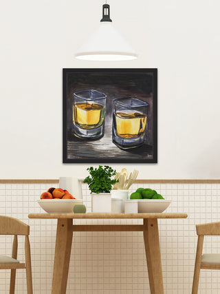 "Let's Talk Together" Framed Painting Print, 18"x18"
