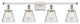 Innovations 916-4W-WPC-G64-LED 4-Light Vanity Light, White, Polished Chrome