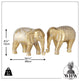2 Piece Elephant Figurines, 6 Inches