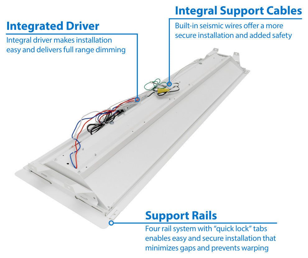 TAR Select Series Architectural LED Retrofit Troffer, 1 X 4