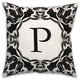 P Monogram 18x18 Indoor / Outdoor Pillow