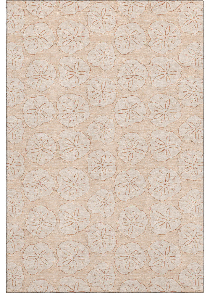Addison Premium Washable Mayfield AMF189 Orange 5' x 7'6" Rug