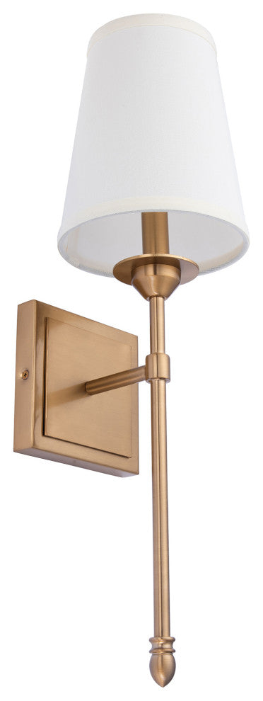 Modern 1-Light Gold Wall Sconce Light