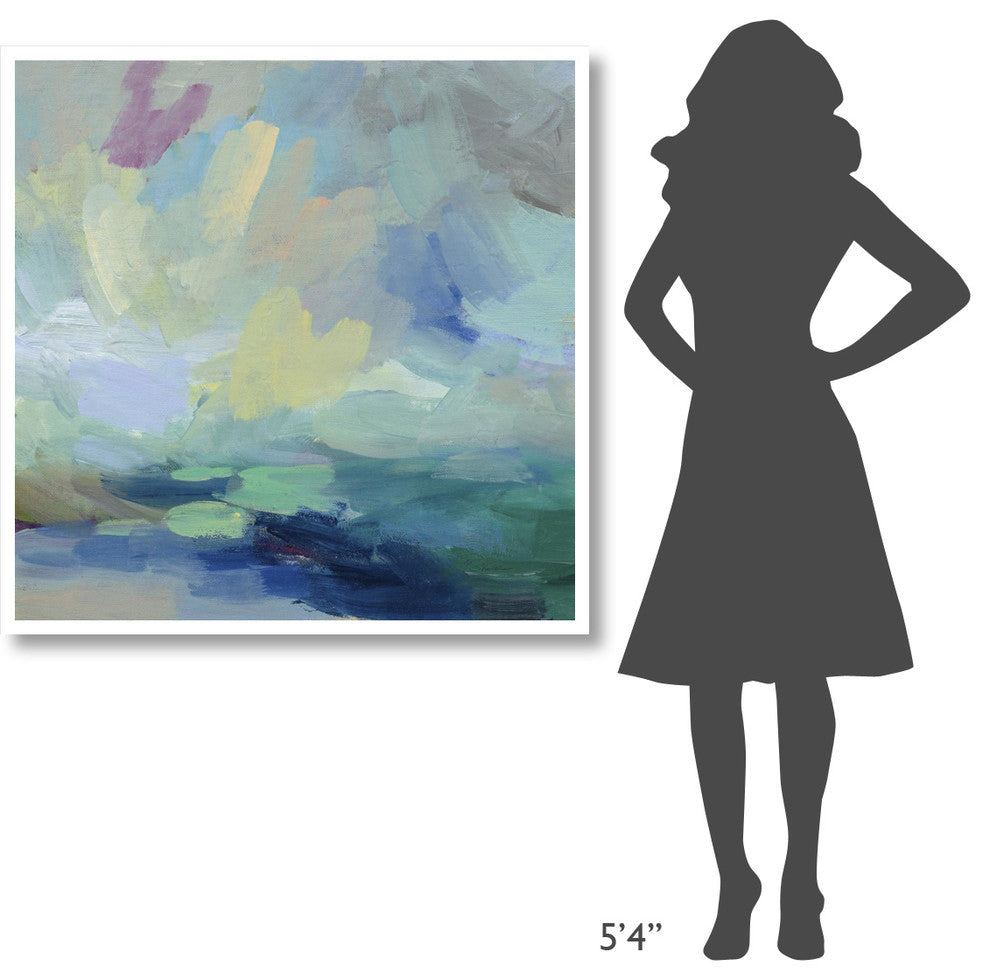 "Storm I" Digital Paper Print by Silvia Vassileva, 42"x42"