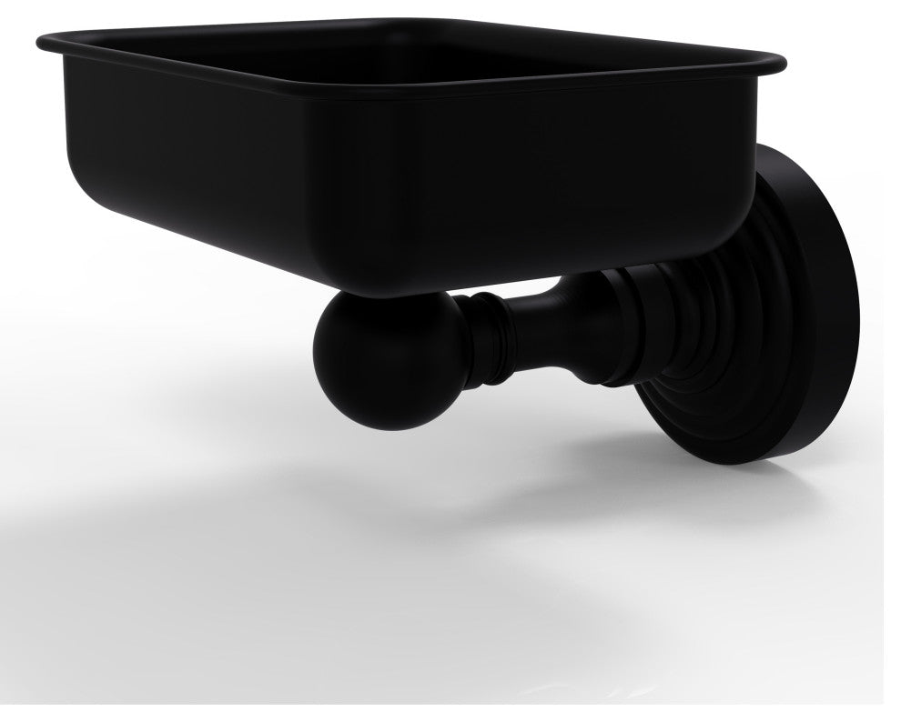 Waverly Place Wall-Mount Soap Dish, Matte Black