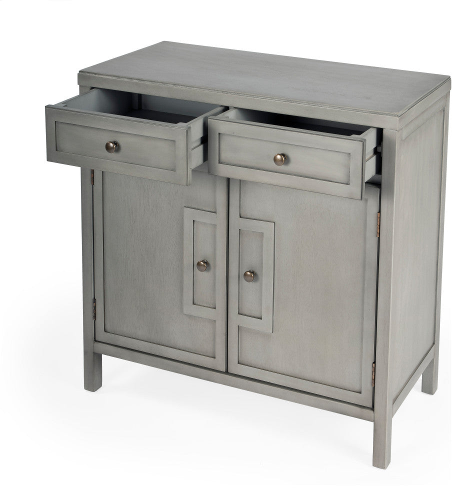 Butler Imperial Console Cabinet, Gray