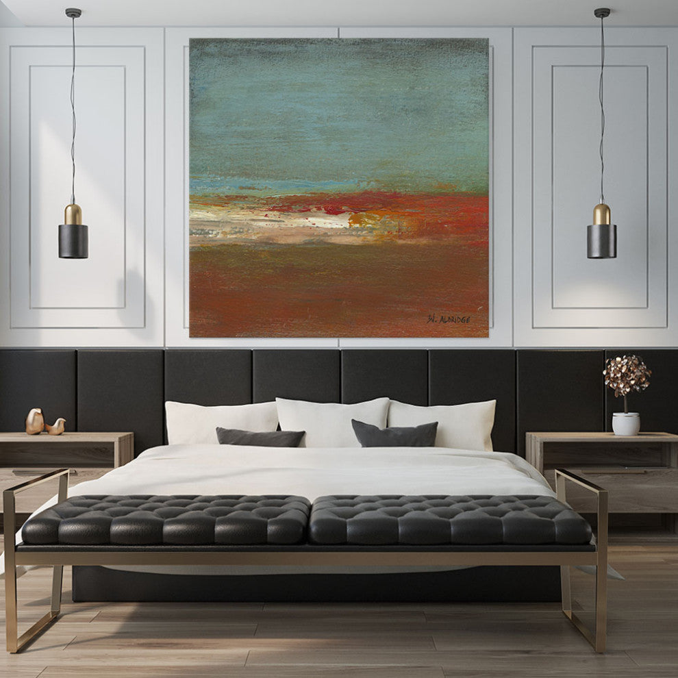 "Sea Horizon III" Fine Art Giant Canvas Print, 84"x84"