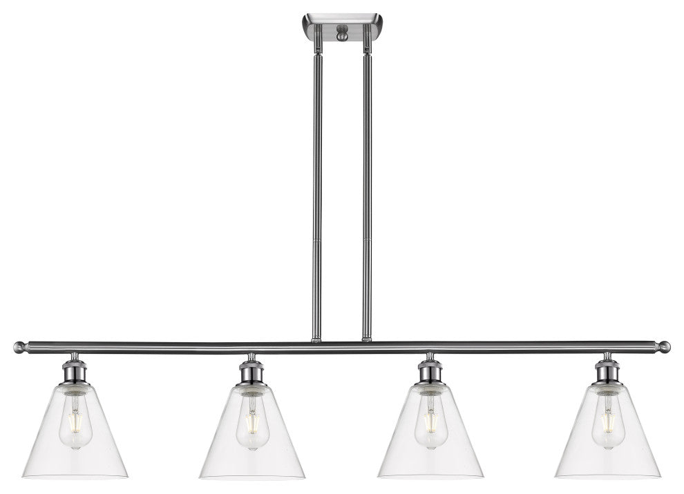 Innovations 516-4I-SN-GBC-82 4 Light Island Light, Brushed Satin Nickel