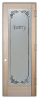 Pantry Door - Lenora - Douglas Fir (stain grade) - 24" x 96" - Knob on Left...
