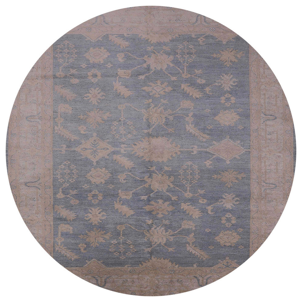 Ahgly Company Indoor Round Mid-Century Modern Area Rugs, 8' Round