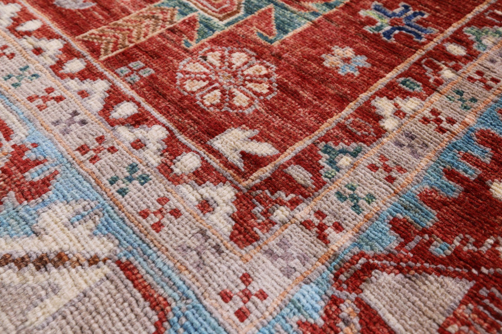 Tribal Fine Serapi Hand-Knotted Wool Rug 5' 0" X 6' 10" - Q12502