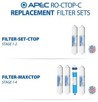 APEC Ultimate Portable 90 GPD Countertop Reverse Osmosis Water System with Case